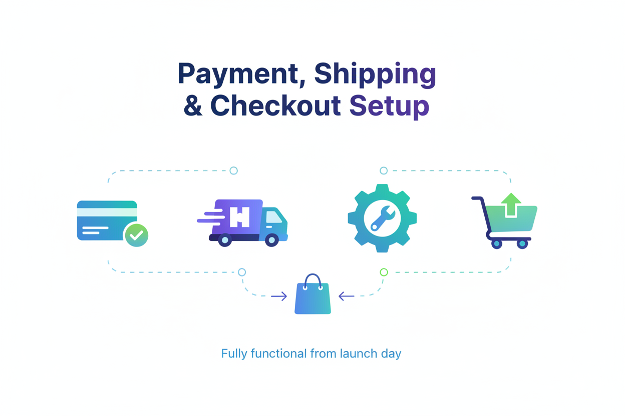 Payment, Shipping & Checkout Setup