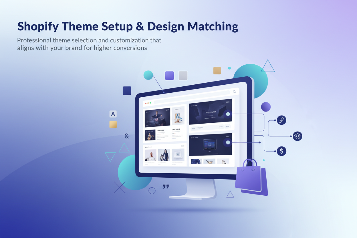 Shopify Theme Setup & Design Matching