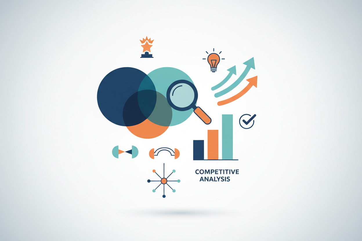 creatae me image for a sectoin with minimal text and more visual vectors for title and description 
Competitor & Industry Benchmarking

We compare your store to leading brands in your niche to identify:

Gaps in user experience

Missed opportunities

Best-practice improvements

What top-converting stores are doing differently