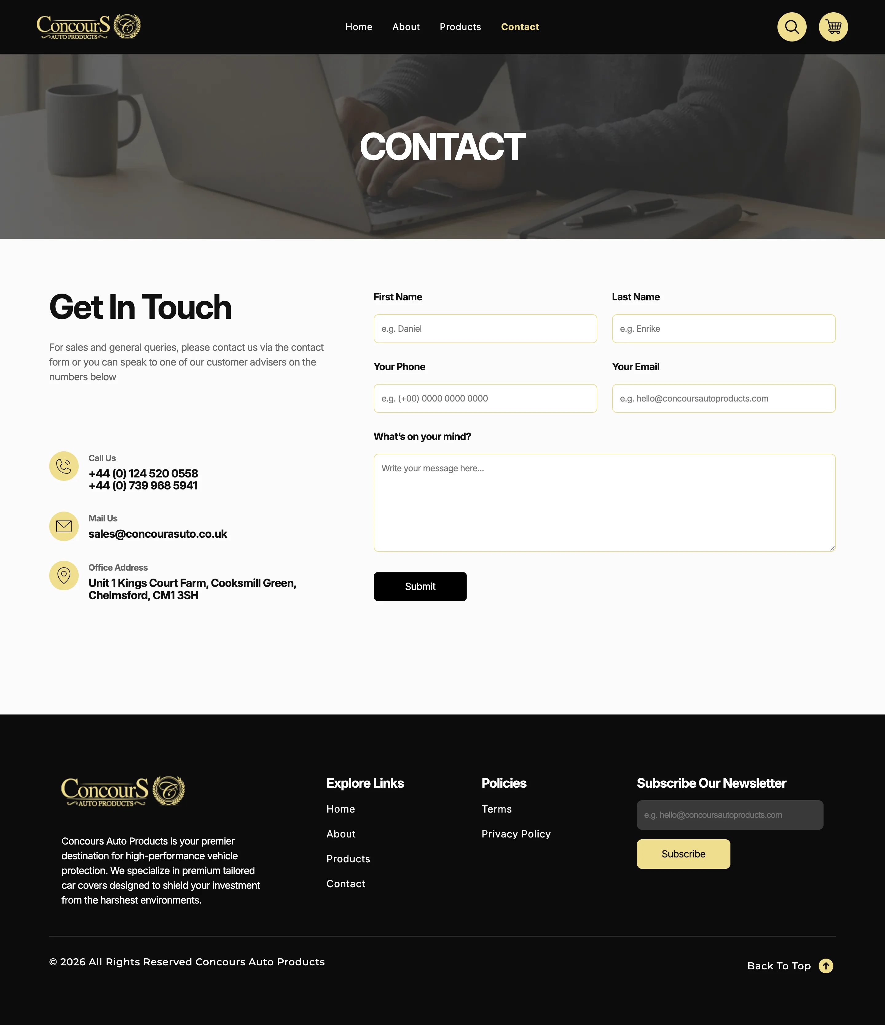 ConcourS Auto Products store screenshot 5