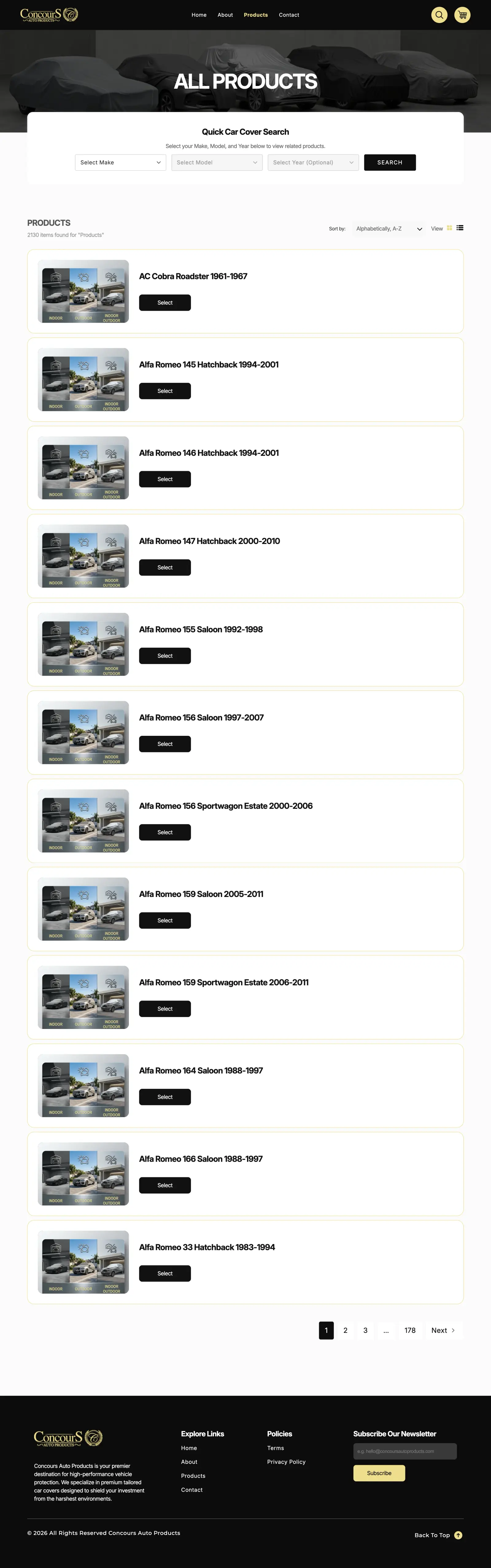 ConcourS Auto Products store screenshot 3