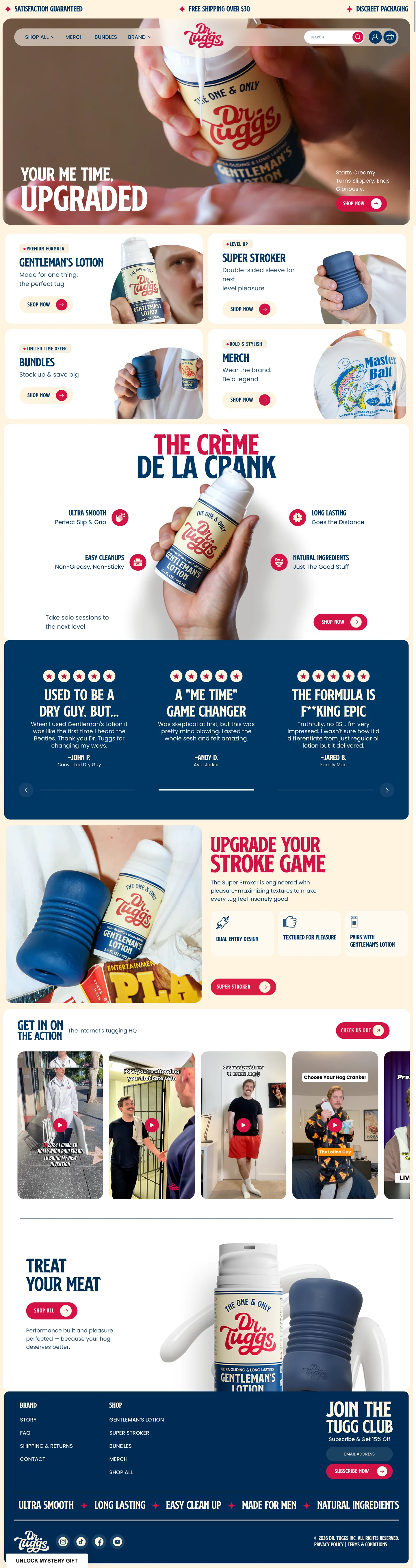 Dr. Tuggs Shopify store