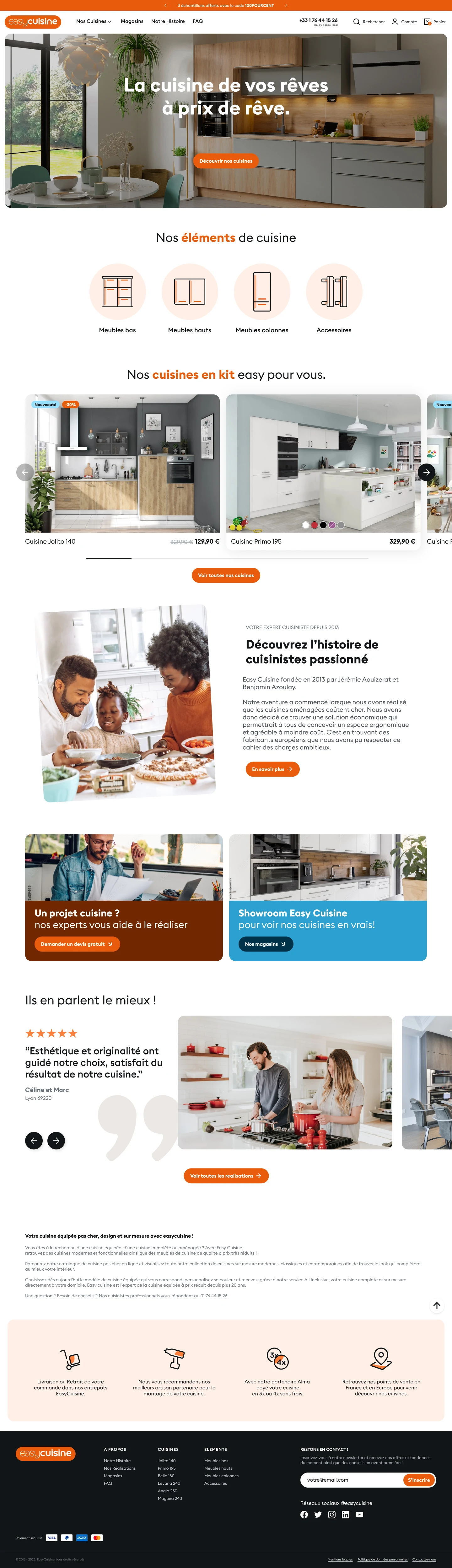 Easy Cuisine Shopify store