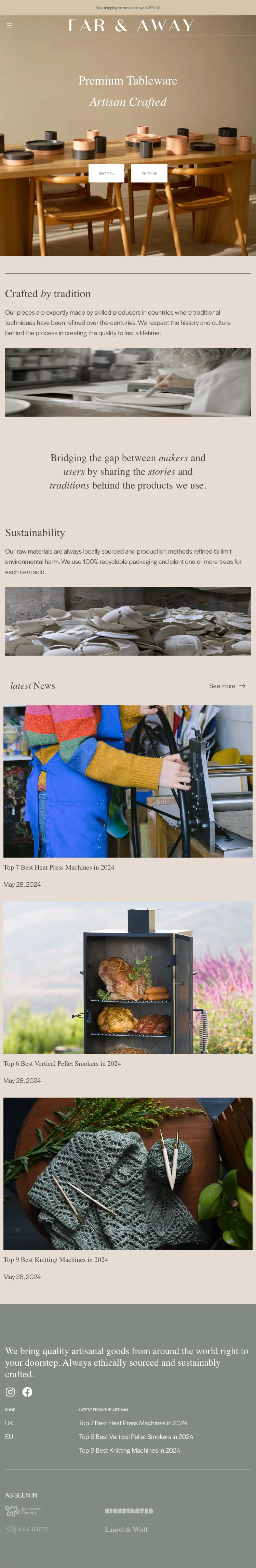 Far and Away store screenshot 5