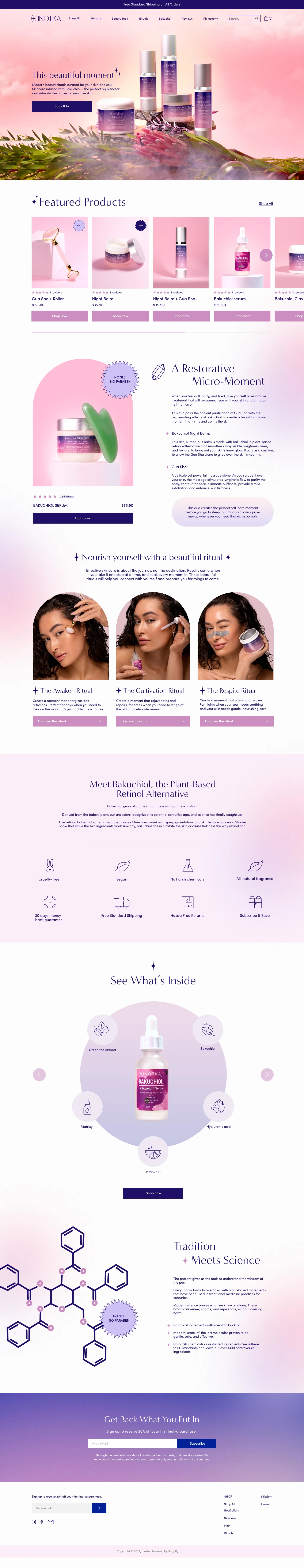 Inotka Shopify store