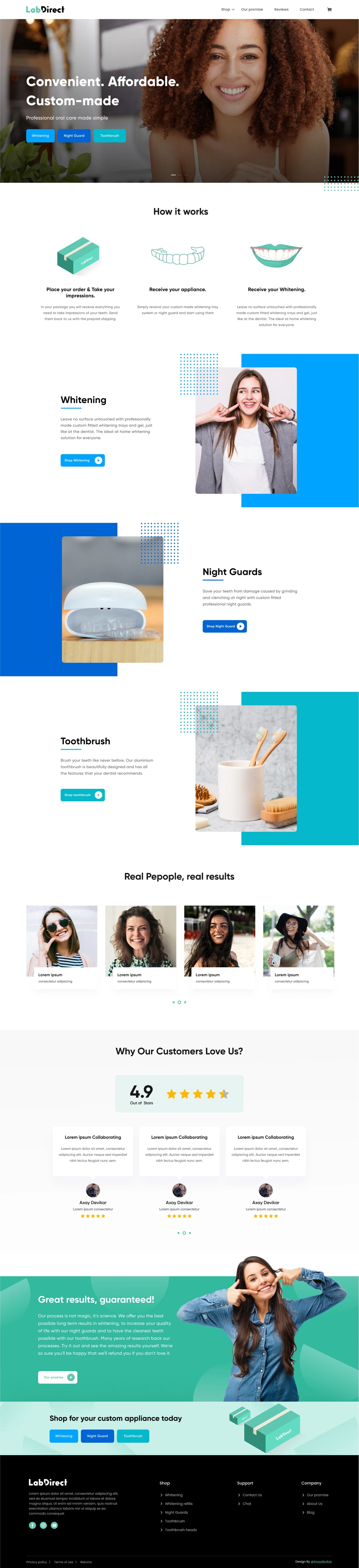 Lab Direct Shopify store