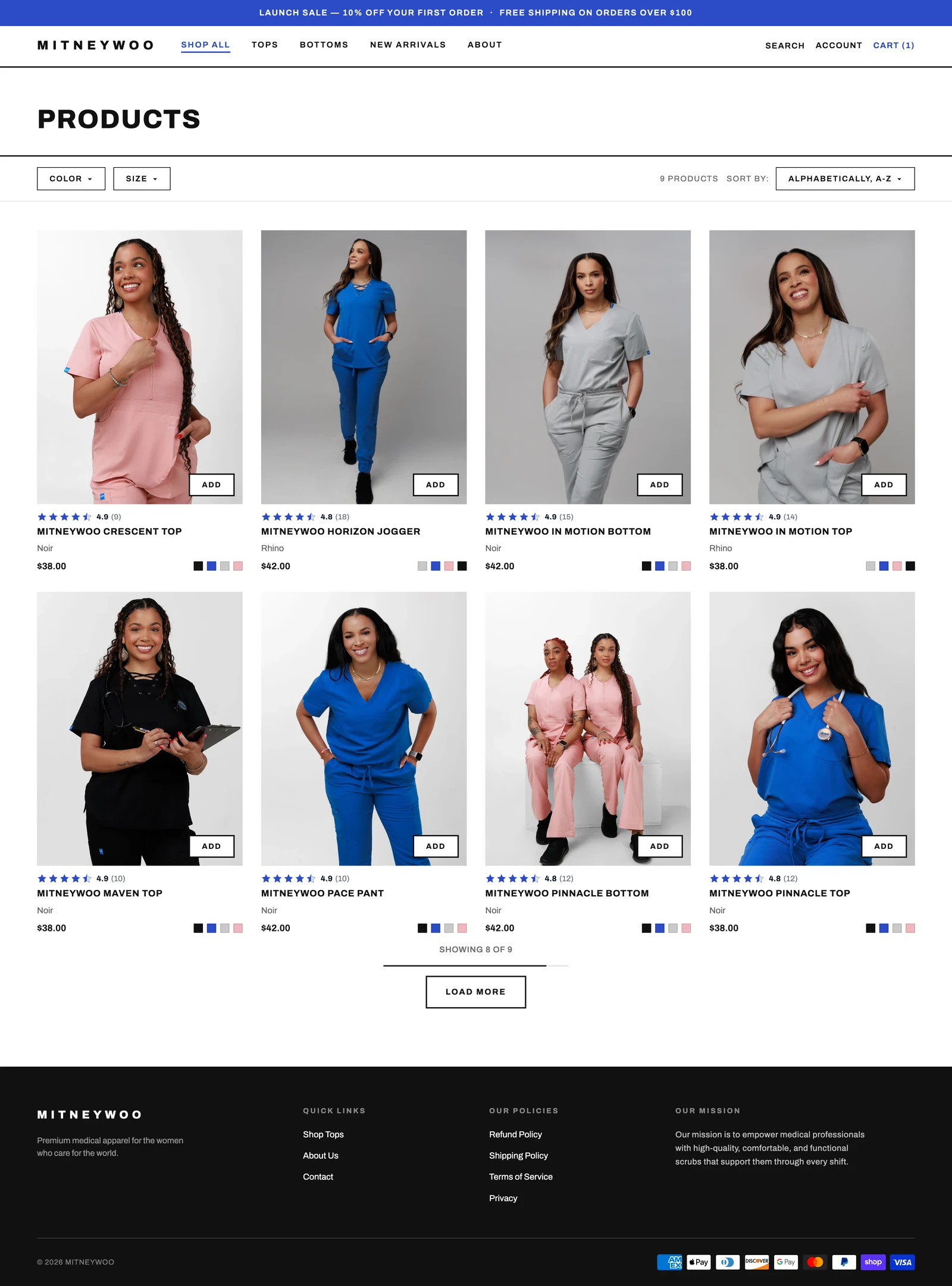 Mitneywoo store screenshot 3