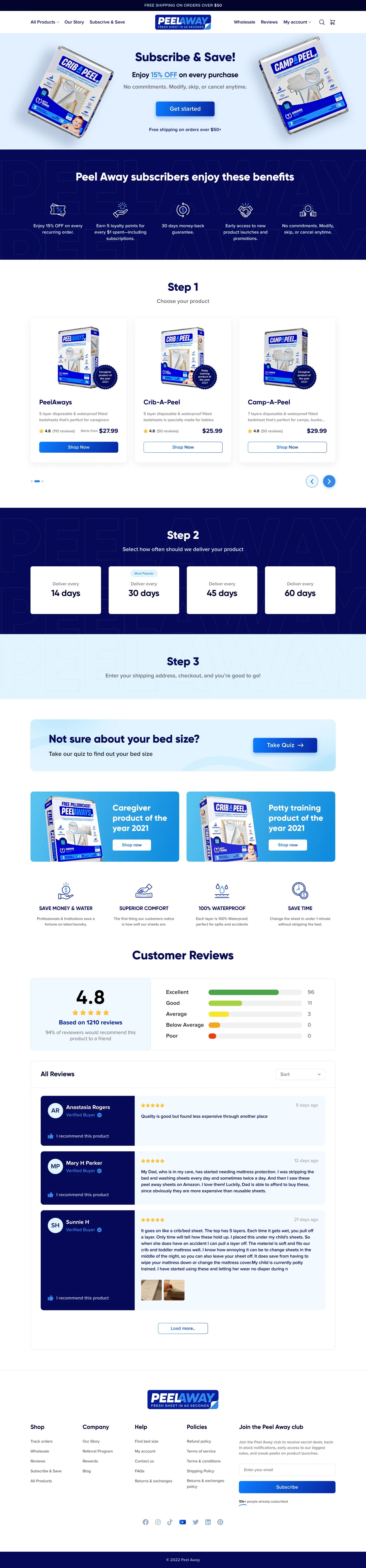 Peelaways store screenshot 5