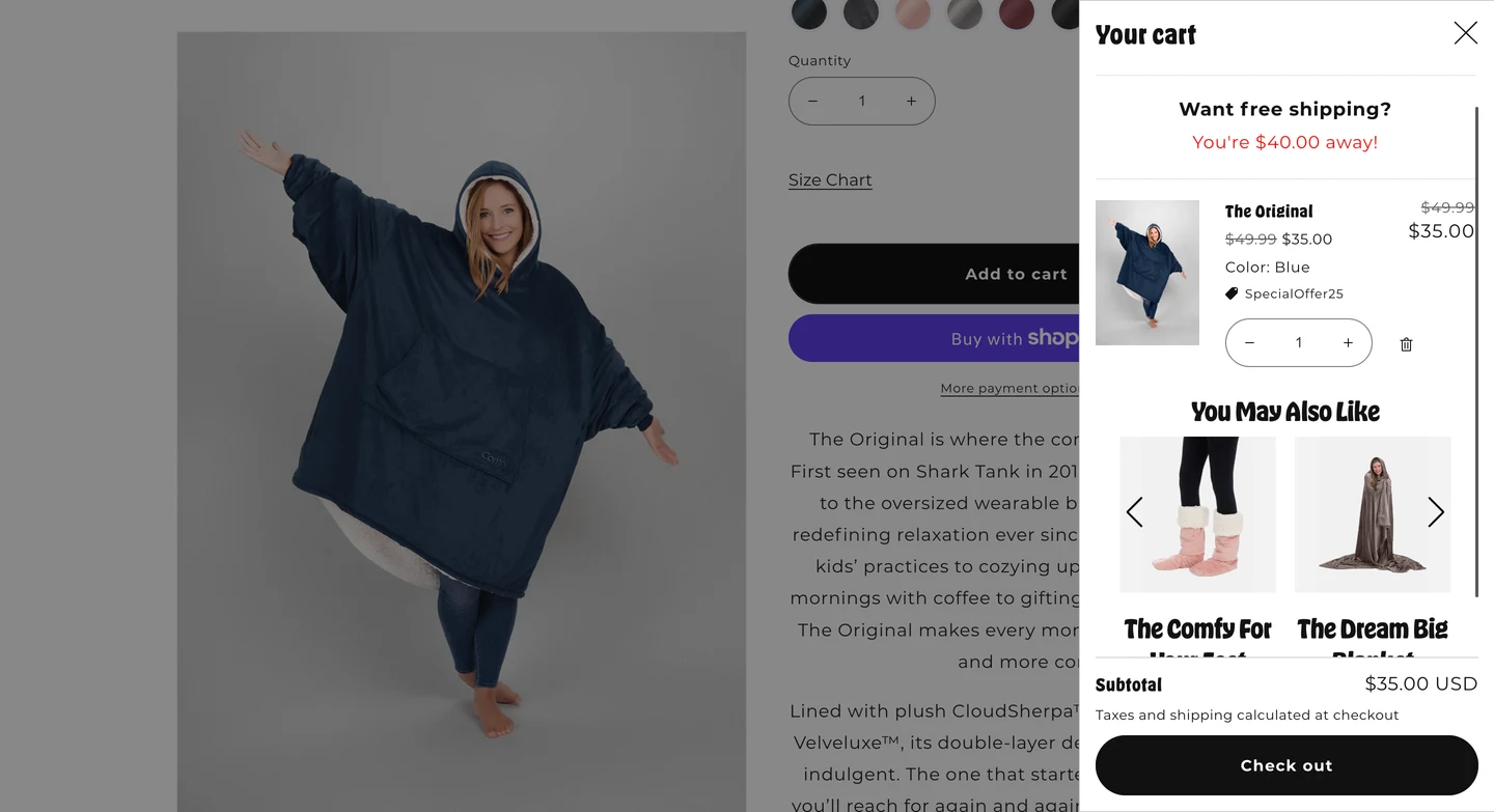 The Comfy store screenshot 5