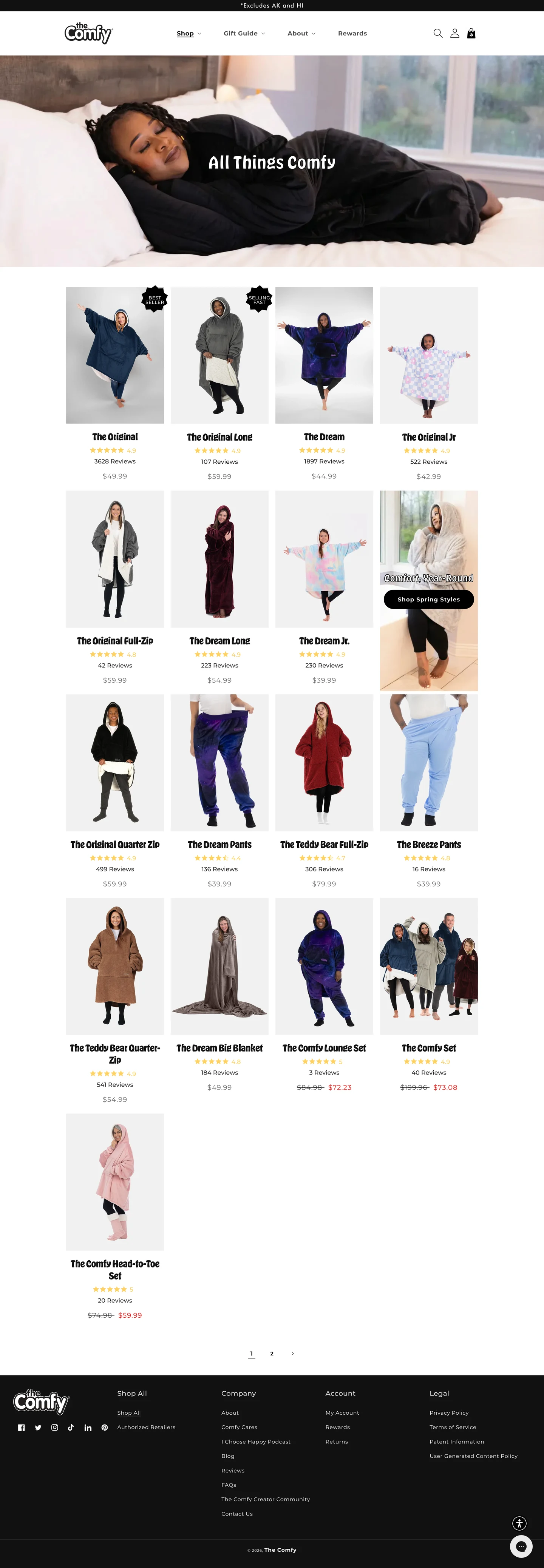 The Comfy store screenshot 3