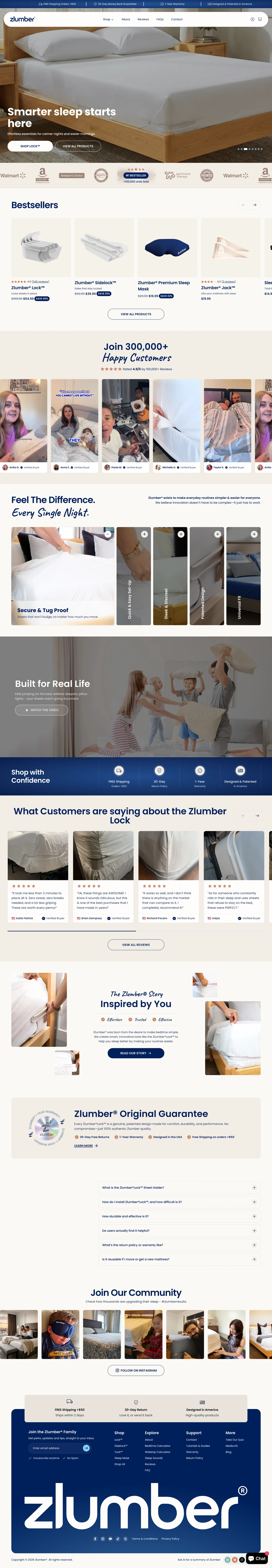 Zlumber Shopify store